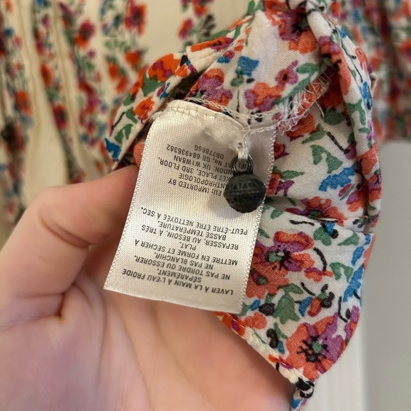 Anthropologie Maeve Hiver Floral Blouse Size 2 - Picture 6 of 8